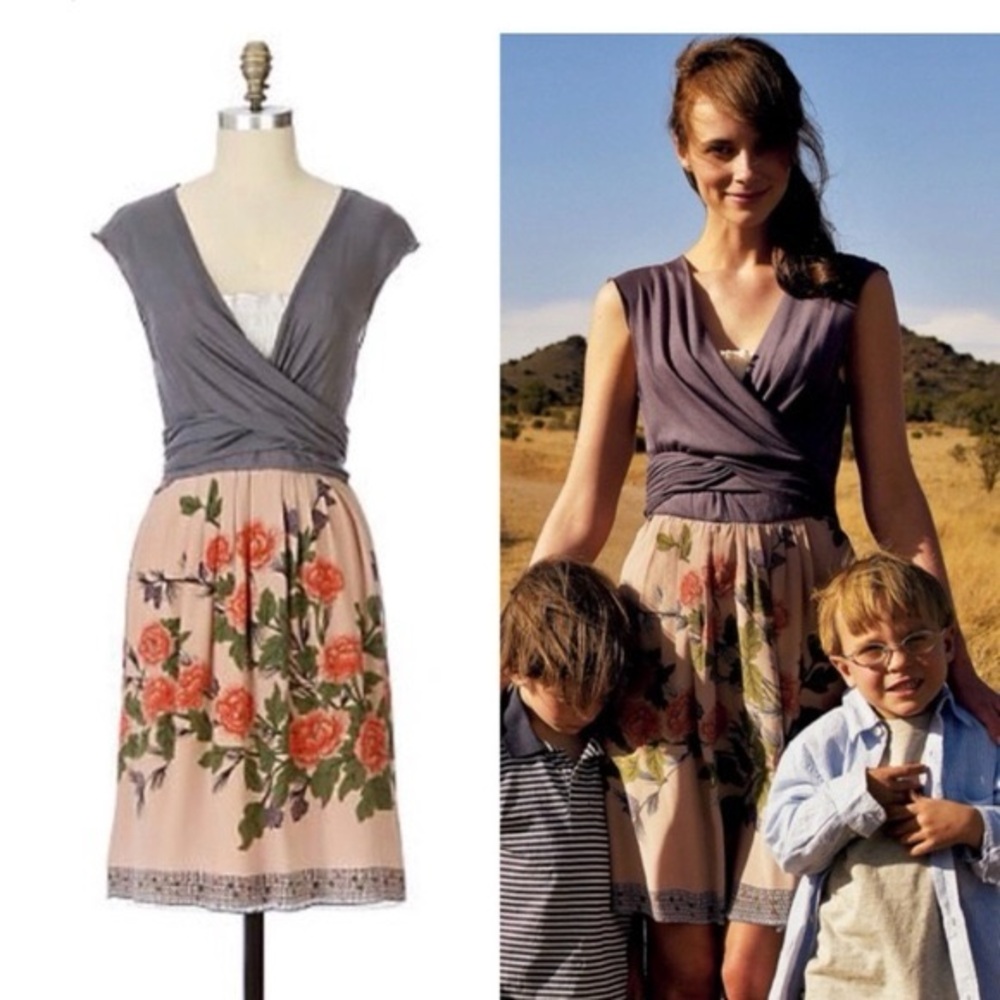 Anthropologie One September rare globemallow dress NWT XS
